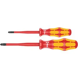 Wera 165 PZ / S # 1 + 2 set odvijača Kraftform plus serija 100. Sa smanjenim prečnikom sečiva, 2 ...