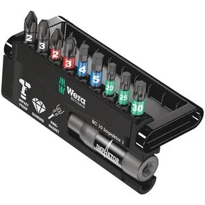 Wera Bit-Check 10 Impaktor 1 set bitova, 10 komada, 05057680001