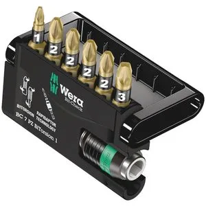Wera Bit-Check 7 PZ BiTorsion 1 set bitova, 7 komada, 05340260001