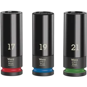 Wera Set Impact nasadnih ključeva, 1/2", 3 komada, 05004595001