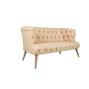West Monroe - Cream Cream 2-Seat Sofa