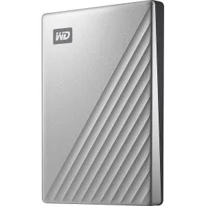 Western Digital WDBC3C0020BSL-WESN WD My Passport Ultra 2TB, USB3.2 Gen 1 Type-C (5Gbps), Silver ...