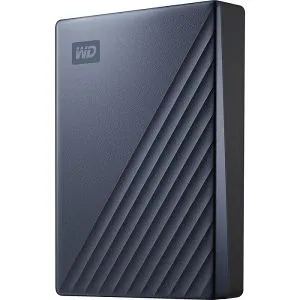 Western Digital WDBFTM0040BBL-WESN External HDD 4TB, USB3.2 Gen 1 Type-C (5Gbps), My Passport Ult...