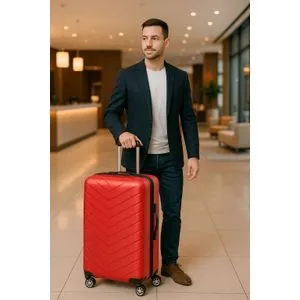 Wexta Wx-1001 Large - Red Red Suitcase