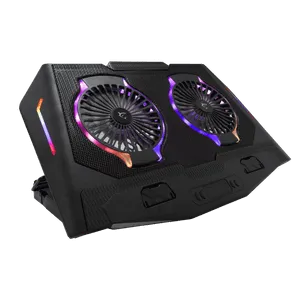 White Shark GCP 10 ICE SHADOW / 2 vent. RGB, Cooling Pad