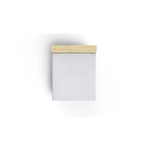 White White Ranforce Double Small Fitted Sheet (DE)