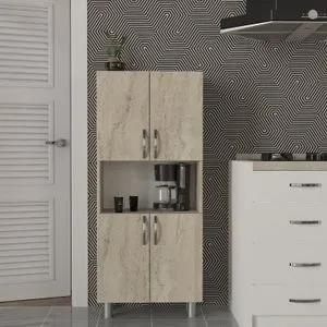 William Travertine Bathroom Cabinet