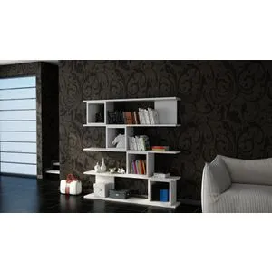Wind - White White Bookshelf