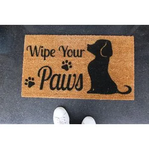 Wipe Your Paws Brown
Black Coco Doormat