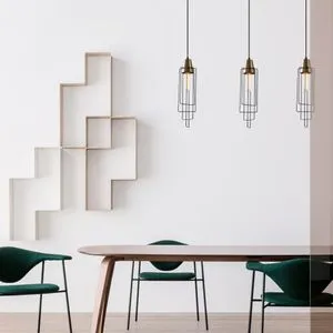 Wire - 2321 Black Chandelier