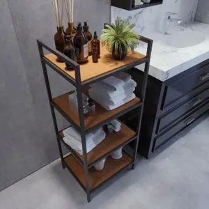 Wismar L2040 Walnut
Black Bathroom Cabinet