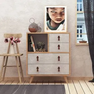 Witlof Oak
White Dresser