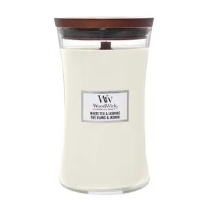 WoodWick Sveća  Classic Large White Tea & Jasmine 93062E
