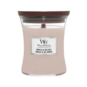 WoodWick Sveća  Classic Medium Vanila&Sea Salt 92191E