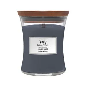 Woodwick Sveća Ww Classic Medium Indigo Suede 1694647E