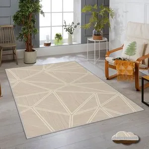 Wookece474 Tepih u krem boji (80 x 150 cm)