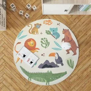 Woopamuk109 Bela Tepih (110 x 110 cm)