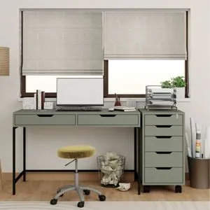 Working 1600-77 Green Study Desk