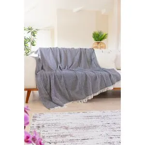 Woven Cozy - Black Black Sofa Cover