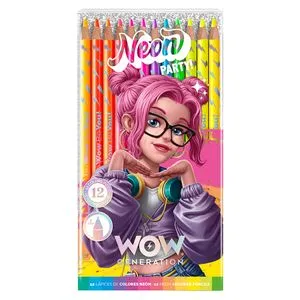 WOW Generation set 12 bojica neon pastel i metalik