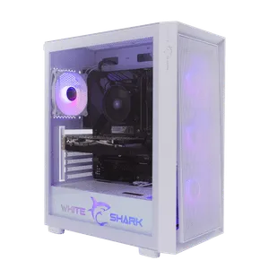 WS GCC 2401 WARHEAD - 3 White, 4 Fans PC CASE