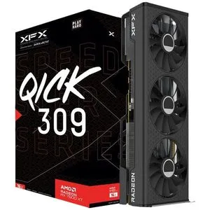 XFX SPEEDSTER QICK309 RADEON RX 7600XT QICK Gaming Graphics Card with 16GB GDDR6 HDMI 3xDP, AMD R...