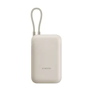 Xiaomi Power Bank 10000mAh 22.5W integrisan kabl Type C bež