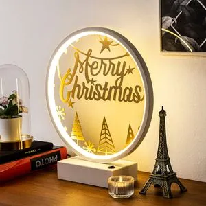 XMAS12 White
Gold Table Lamp