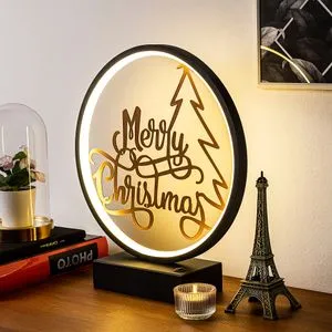 XMAS2 Crna i Bakrena Stočna Lampa