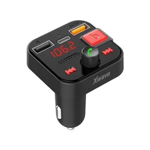 Xwave BT 88 FM transmiter za kola,Bluetooth,A2DP,LCD,2xUSB,TipC-USB QC3.0 brzo punjenje