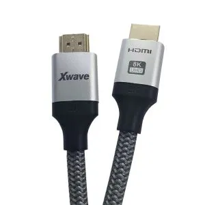 Xwave Kabl HDMI 2.1 8K 1.5m HDR,upleten,30AWG,golden plate,blister