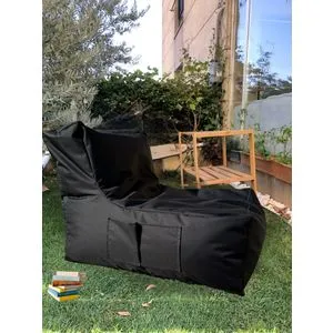 Xxl Sedir - Black Black Bean Bag