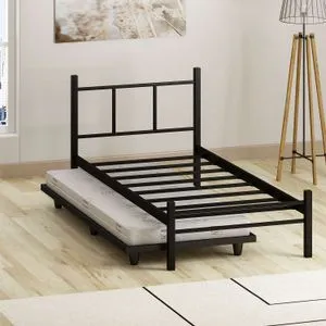 Yavrulu 80x180 Black Single Bedstead