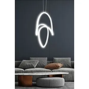 Yin Yang White - Luster sa belim svetlom