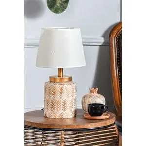 YL023 Krem Zlatna Stočna Lampa