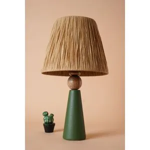 YL496 Zelena i Braon Stočna Lampa