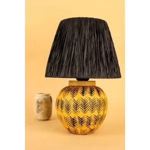 YL645 Narandžasta i Crna Stočna Lampa