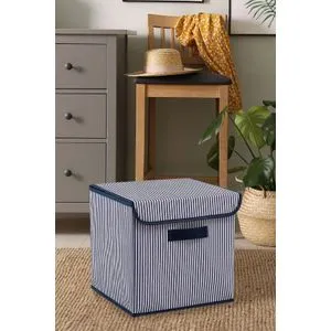 YLC419 Navy Blue Felt Storage Box