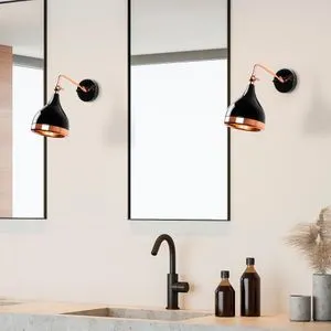 Yıldo - 7031 Crna Kovana Zidna Lampa