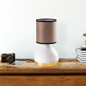 Yıldo - 8002 White
Light Brown Table Lamp