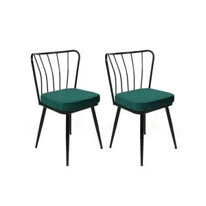 Yıldız-951 V2 Zeleni Crni Set Stolica (2 Komada)