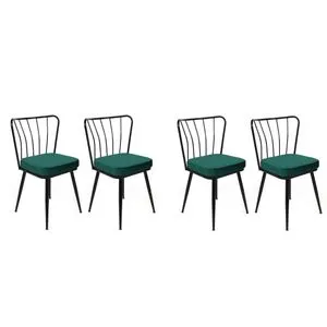 Yıldız-951 V4 Green
Black Chair Set (4 Pieces)