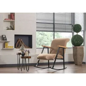 Yoka - Light Brown Light Brown Rocking Chair