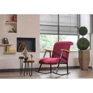 Yoka - Maroon Maroon Rocking Chair