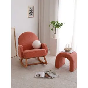 Yoko - Coral Coral Wing Chair