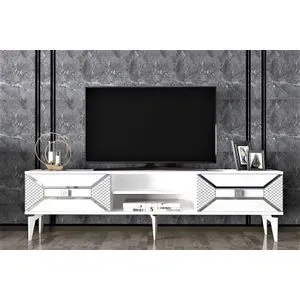 Yumedi - White, Silver White
Silver TV Stand