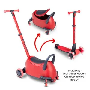 Yvolution Yglider Luna Trotinet/Guralica Crvena