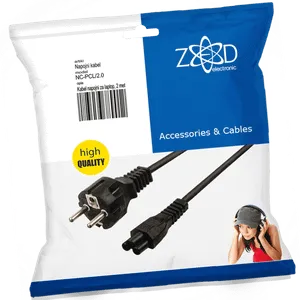 ZED electronic Kabel napojni za laptop, dužina 2.0 m (mickey mouse) - NC-PCL/2.0