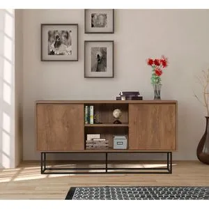 Zela Walnut
Black Console
