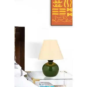 Zelena i bela stočna lampa 63750